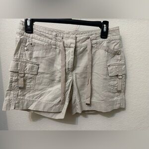 White House Black Market Tan Cargo Shorts